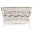 thumbnail image 3 of Causeuse de Patio Extérieure Canapé 2 Places Canapé en Osier Toutes Saisons avec Coussin Doux pour Petit Balcon Appartement Véranda Jardin, Beige, 3 of 7