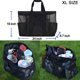 thumbnail image 4 of Matsuzay Bolsa de malla con bolsillos con cremallera, herramientas para exteriores, bolsas de playa para nadar, bolsa de almacenamiento de Almacenamiento y organización del hogar, 4 of 6