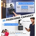 thumbnail image 4 of Fingerprint Gym Locker Lock with Code Keypad, 4 of 8
