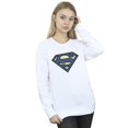 thumbnail image 2 of DC Comics Chandail en Molleton Logo Bleu Superman Indigo pour Femmes, 2 of 3