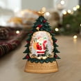 thumbnail image 6 of Christmas Decorations Snow Globe Christmas Lantern Decoration Wind Lights Water Glitters Christmas Tree Night Lights Battery Operated for Christmas Festival Decoration Gifts 70ml, 6 of 7