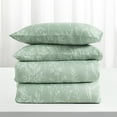 thumbnail image 6 of TELIZ Comforter Sets King 3 Pieces Botanical Branches Bedding Sets Floral Printed Bed Sets,Green, 6 of 6