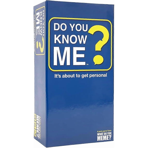 do you know me? - Party games to get you into trouble - Adult card games for game night