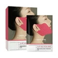 thumbnail image 1 of 5 unidades de parches reductores de papada en forma de V, hidrogel de colágeno, lifting facial y de cuello, reafirmantes para mujeres y hombres, reducen la papada y la flacidez de la piel, 1 of 8