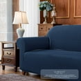 thumbnail image 3 of Subrtex 1-Piece Stretch Sofa Slipcover Non Slip Couch Cover (XL-Sofa, Navy), 3 of 7