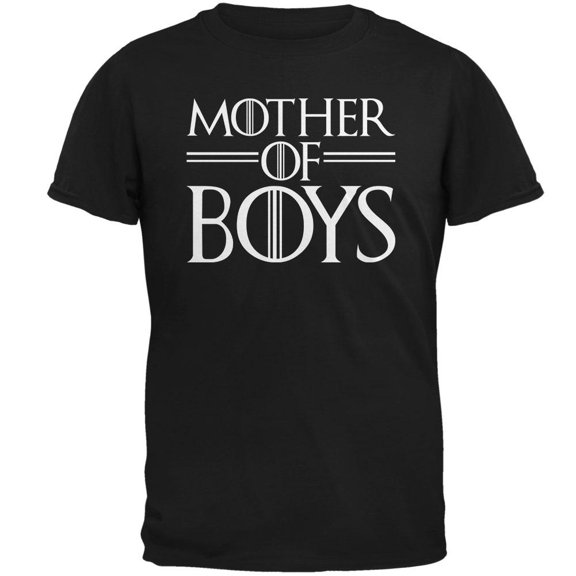Mother's Day Mother Of Boys Mens T Shirt Black 4X-LG