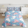 thumbnail image 2 of Homewish Cute Axolotl Bedding Comforter Set,Kawaii Sea Animal Twin Comforter Sets,Pink White Blue Bedding Set For Girls,Ultra Soft Home Decor,2pcs, 2 of 8