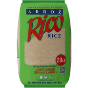 Rico Long Grain Rice, 20 lb Made in Puerto Rico Gluten Free