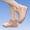 Khaki, variant on Women's Short Rain Boots Round Toe Waterproof PVC Mid Calf Comfortable for Rainy Days Black 6