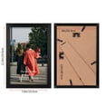thumbnail image 3 of 8x12 Picture Frame Set of 12, 8 x 12 Photo Frames Bulk for Wall or Tabletop Display, Black, 3 of 6
