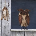 thumbnail image 3 of Wood Bird Figurine Home Decor Accent, Rustic Bird Statue Tabletop Decoration Owl Decor for Living Room Bedroom Office Decoration, Abstract Bird Figurine Spring Summer Autumn Decor (Rust Color A), 3 of 7