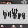 thumbnail image 4 of Kalair GFX Graphics Kit for KTM MOTOCROSS 125SX,150SX,250SX-F,350SX-F and 450SX-F (2016-2018) Orangecrew Series, 4 of 5