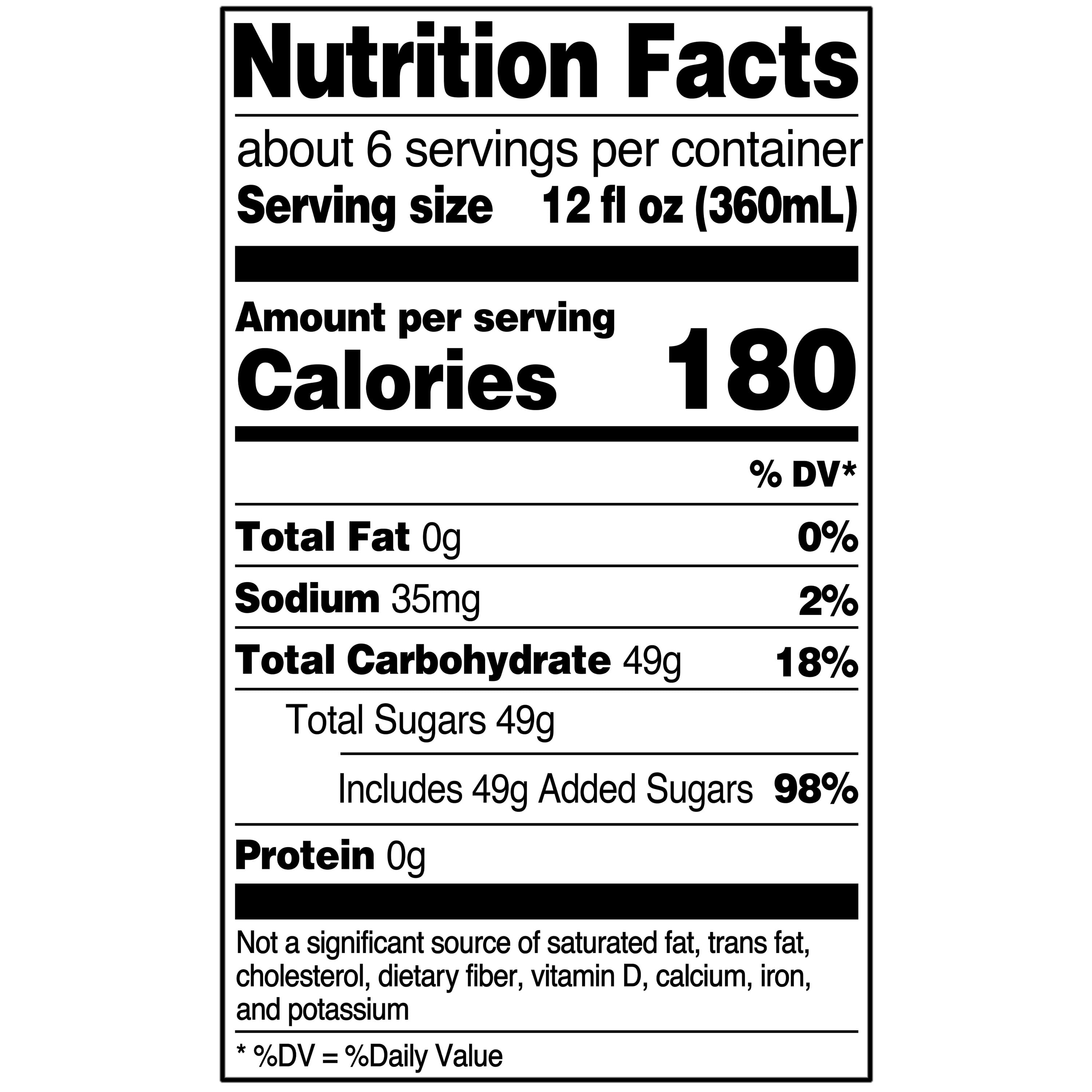 Great Value Root Beer Soda, 2 Liter Bottle