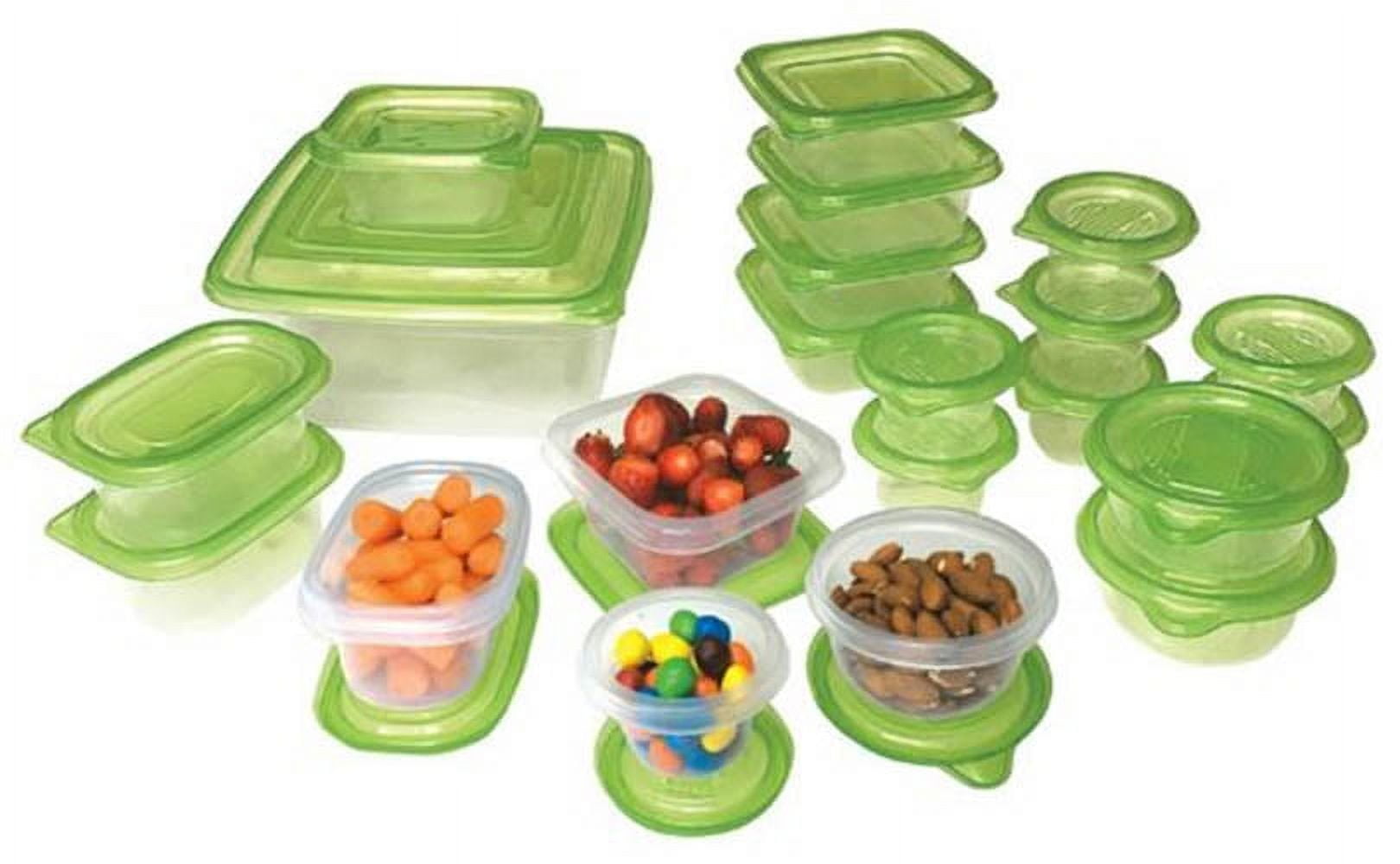 HUGE SET - 42 Pack - Food Storage Containers with Airtight Lids - Easy –  SHANULKA Home Decor