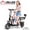 US-11 Pro 48V, variant on 48V Eilleo SpaceWalk US-11 Pro Electric Scooter for Adults,18.75 MPH Top Speed,20+ Miles Range,500W Motor,265 lbs Max Payload