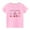 Pink, variant on Wavsuf Kids Short Sleeve T-Shirt Solid Printed Casual Summer Blue Shirts Size 5 Years