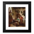 thumbnail image 2 of Fritz Wagner 15x17 Black Modern Framed Museum Art Print Titled - The Card Players, 2 of 5