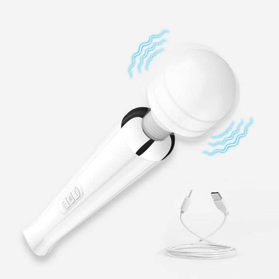 Gennadiya New Wand Massager with 8 Speeds 20 Vibrating Modes, for Sports Recovery, Muscle Aches and Body Pain