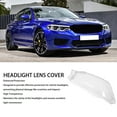 thumbnail image 3 of Headlight Lens Cover, Clear Cover Headlamp Headlight Lens PC Scratch    Transparent for 5 Series G30 G31 G38, 3 of 8