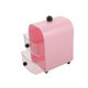 thumbnail image 5 of Caja de almacenamiento de escritorio con cajones: Organizador de papelería de doble capa - Contenedores de plástico para cosméticos, artículos de tocador, baño, joyería, color rosa, 5 of 6