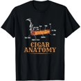 thumbnail image 1 of Playera para Mujer de Anatomía del Cigarro - Diseño Divertido para Día del Padre, Negro, 1 of 7