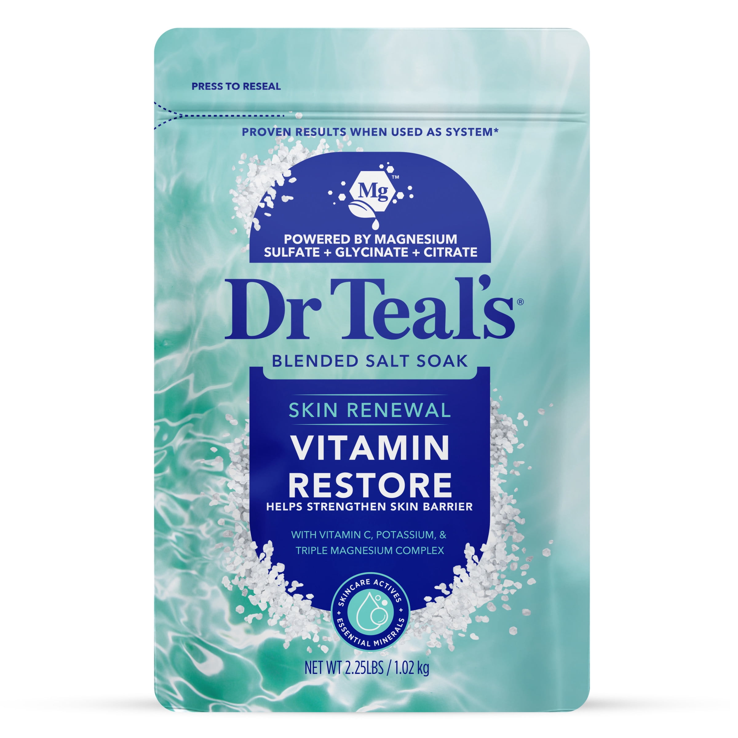 Dr Teal's Skin Renewal Vitamin Restore Blended Salt