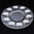 thumbnail image 6 of Shuliwen color palette 1 Metal Watercolor Palettes Aluminum Round Art Paint Drawing Tray Painting Color Mixer, 6 of 7