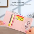 thumbnail image 2 of Cute Wallets for Women, Leather Rfid Blocking Small Trifold Wallet with Id Window for Girls and Ladies Womens Wallet, 2 of 5