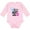AD-Pink, variant on Inktastic Gender Reveal Will it be a Little Buck or Doe? Girls Long Sleeve Baby Bodysuit