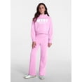 thumbnail image 2 of Weekend Academy Girls Mock Neck Graphic Fleece Sweatshirt, Sizes 4-18, 2 of 5