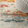 thumbnail image 4 of JONATHAN Y CONTEMPORARY POP 2 x 8 Runner Rug, Modern Abstract Brushstroke - Cream/Blue, CTP102C-28, 4 of 10
