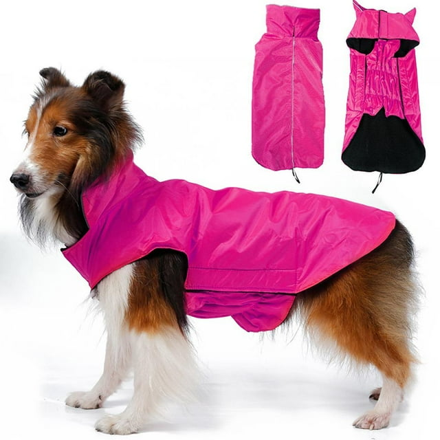 Chaqueta impermeable para perros, chaqueta impermeable con forro , ropa multicolor Yinane Perro del impermeable