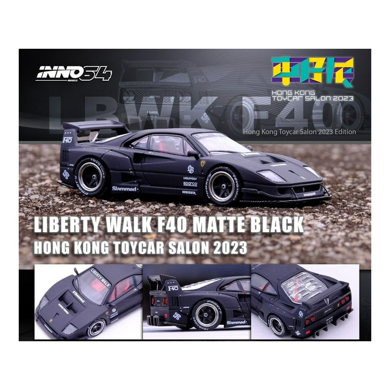 LBWK (Liberty Walk) F40 Matt Black with Graphics 