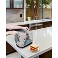 thumbnail image 3 of Vintage Animals Flowers Toaster Cover 2 Slice, Small Kitchen Appliance Covers, Spring Floral Elegant Pastoral Retro Toaster Oven Cover with Loop, Bread Machine Cover Polyester Dust Cover Protection, 3 of 4