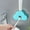 Blue, variant on Plastic Hands-Free Toothpaste Dispenser, Wall-Mounted with Toothbrush Holder, White Gray Blue Yellow, 6.3x3.94x2.56in, 2 Squeezing Positions