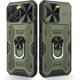 thumbnail image 1 of wonima11 Caka for iPhone 14 Pro Case, iPhone 14 Pro Phone Case with Camera Cover & Kickstand, Built-in 360°Rotate Ring Stand Magnetic Magnet Protective Case for iPhone 14 Pro - Green, 1 of 1