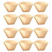 Frcolor Coffee Filter Filters Paper Disposable Strainer Cone Maker Tea Over Pour Portable Espresso Brewing Cup Replacement