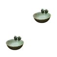 thumbnail image 2 of Injueey Baños hipoalergénicos para pájaros, seguros para amigos emplumados, comedero de nacimiento de cerámica inodoro, comedero para Type1 NO1, 2 of 6