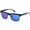 Blue Flash Mirror, variant on Metal Rim Plastic Frame Mixed Vintage Fashion Sunglasses w/Flash Mirror Lens for Men