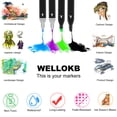 thumbnail image 4 of Gunsamg 120 Color Double Ended Alcohol Art Markers with Zipper Storage Bag, Permanent, Great for Kids, School, Artists, Adults Drawing Pens and Markers, Halloween, Christmas, Holiday Gifts, 4 of 6