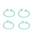thumbnail image 1 of Durable 160 Pcs Binder Rings, Easy to Use, Wide Applications for Keys and Documents, PE Material, 1 of 7