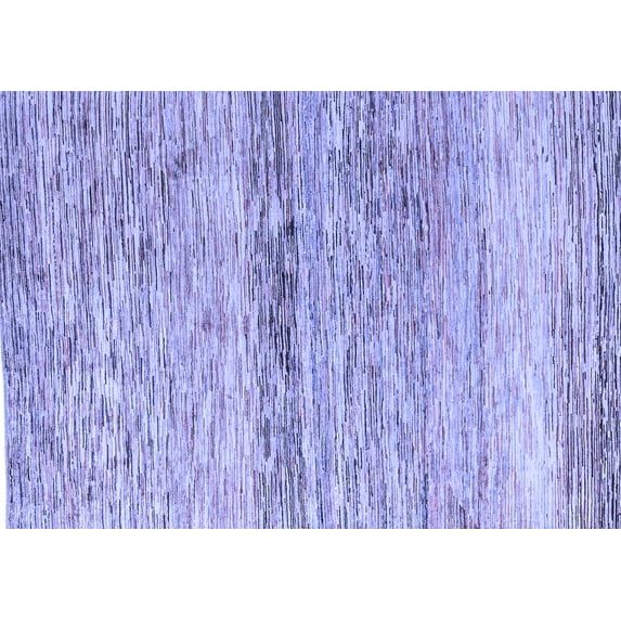 Ahgly Company Indoor Rectangle Abstract Blue Modern Area Rugs, 7' x 10'