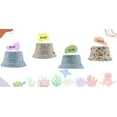 thumbnail image 2 of Wear Sierra Cute Alphabets Infant Fedora Hat, Soft Summer Protection, Gray, One Size, 2 of 3