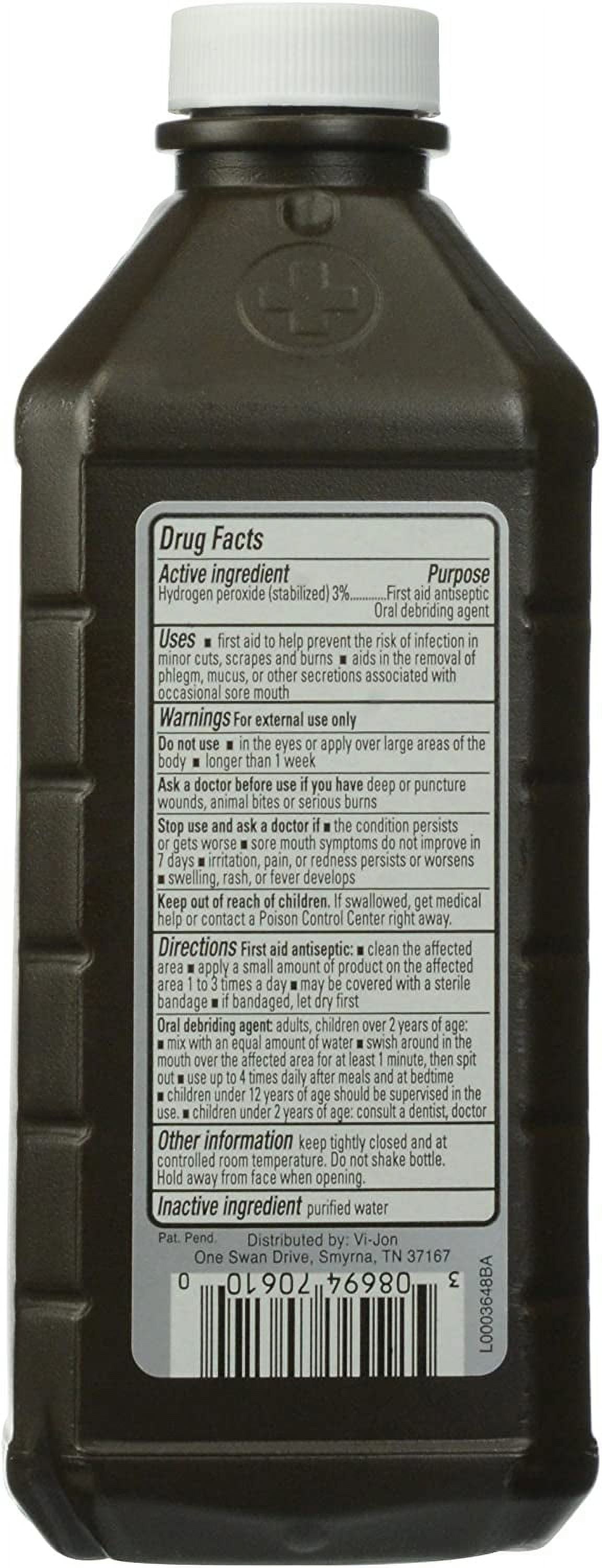 Swan Hydrogen Peroxide Topical Solution, 16 oz