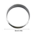 thumbnail image 4 of Cake Rings Mold Durable Wear-resistant Round Easy to Use Pastry Rings Rust-proof Baking Tools for House Kitchen Shop Restaurant 8cm, 4 of 6