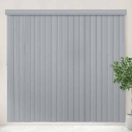 Chicology Oxford Gray Cordless Vertical Blinds