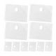 thumbnail image 1 of Carpeta de plástico transparente tipo sobre para documentos, organizador de archivos, impermeable, para recibos y efectivo, transparente, 24 unidades, 1 of 7