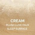 thumbnail image 2 of FurHaven Pet Products Luxury Faux Fur Warming Hi-Lo Cuddler Pet Bed - Cream, Small - 20", 2 of 13