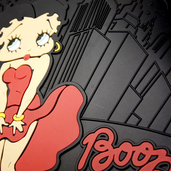 Plasticolor Betty Boop Skyline Car Accessories Set - Seat Cover, Mats, Wheel Cover, Sunshade Set