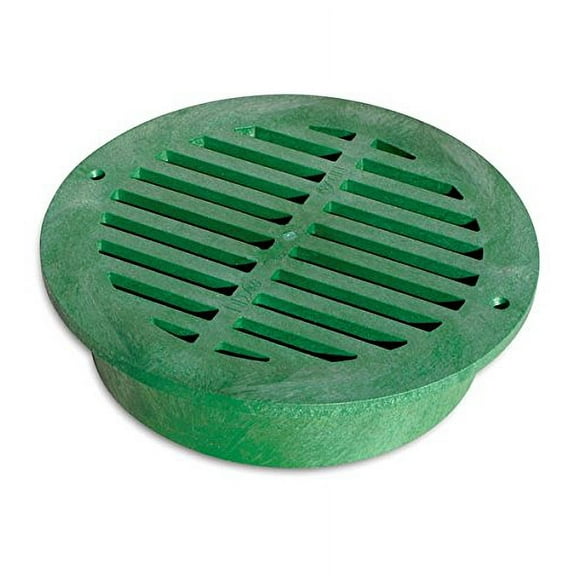 National Diversified Sales 1250 12" Round Green Sewer & Drain Grate